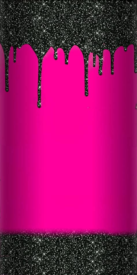 Hot pink & black glitter drip, black drip HD phone wallpaper | Pxfuel