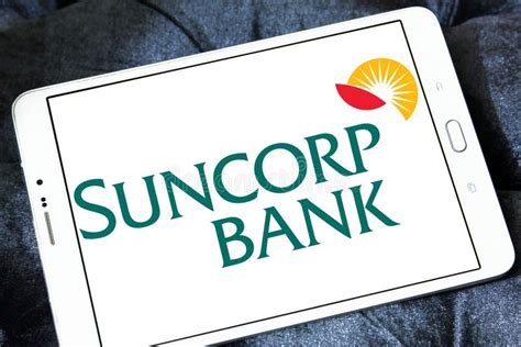 Suncorp Bank logo editorial stock photo. Image of financial - 118550793