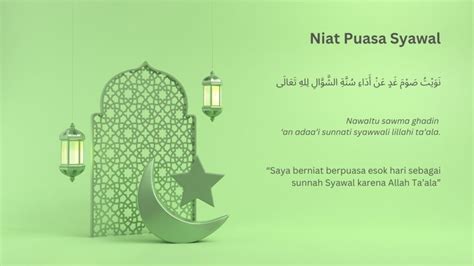 Niat Puasa Syawal 6 Hari sesuai Sunnah dan Keutamaannya