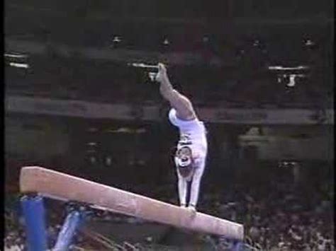 Jaycie Phelps - 1996 Olympics Team Compulsories - Balance Beam - YouTube