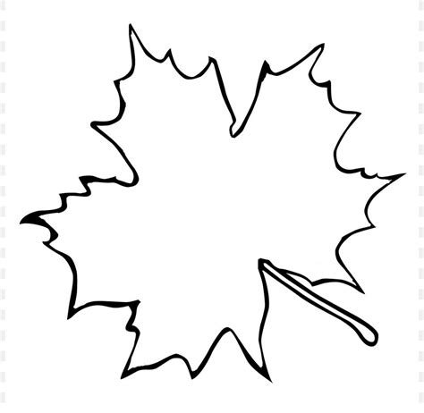 Maple Leaf Outline Printable