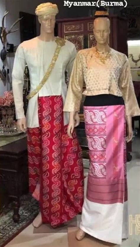 Burma people (ဗမာလူမျိုး)🇲🇲 | Traditional dresses, Traditional attire ...