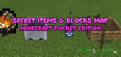 Secret Items & Blocks Map [Minecraft PE 0.17.0] | Mines-Craft.com