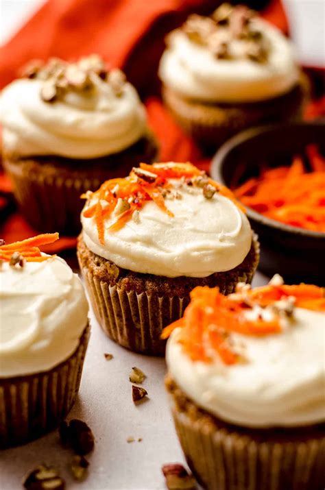 Best Carrot Cake Cupcakes Recipe - Fresh April Flours