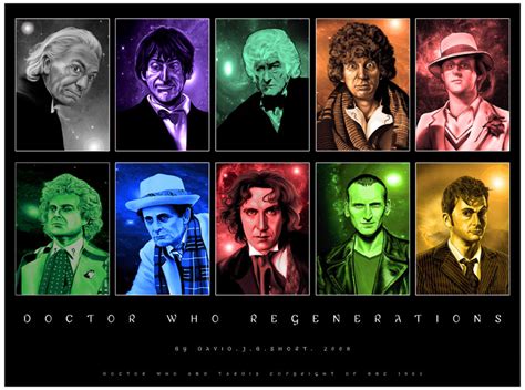 Doctor who regenerations by DrScorpio on DeviantArt