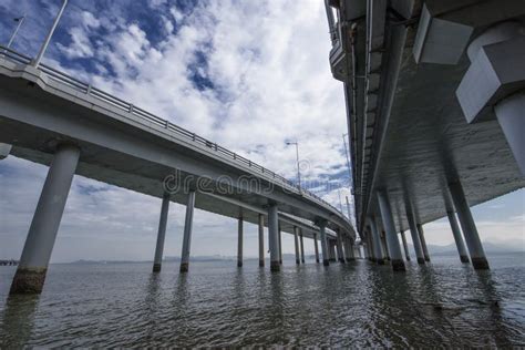 Border Bridge between Hong Kong and Shenzhen Stock Photo - Image of ...