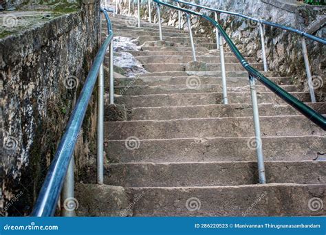 Stairway Leading To the Agaya Gangai Waterfalls Located in Kolli Hills of the Eastern Ghats ...