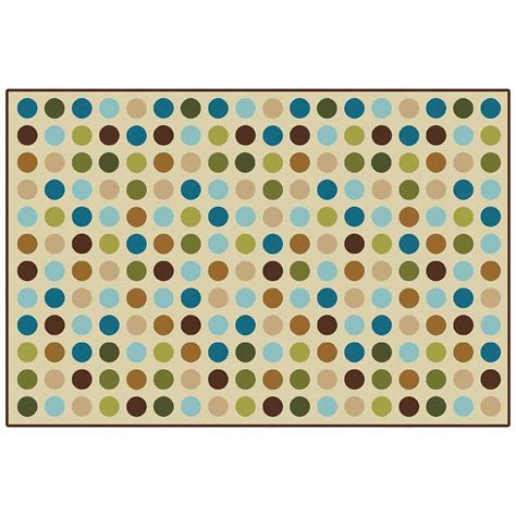 KID$ Value Plus Classroom Rugs™, Microdots, Rectangle 6' x 9' Tan