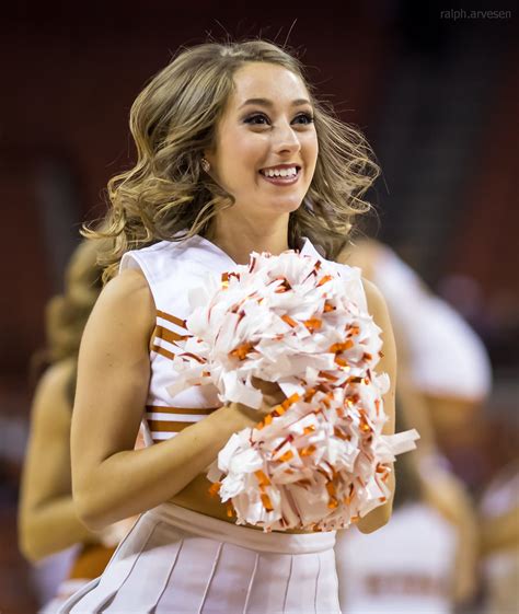 University of Texas Longhorns Cheer at the women's basketball game against McNeese State in ...