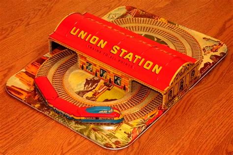 Vintage Mystery Union Station Toy Train Set, No. 360, By T… | Flickr