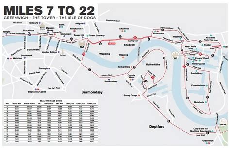 London Marathon 2024 Route Map Download - Clari Rhodia