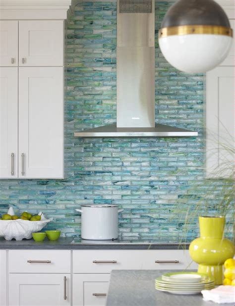 Coastal and Beach Backsplash Ideas - Sand and Sisal | Beach house kitchens, Beach style kitchen ...