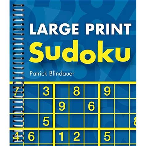 Large Print Sudoku (Paperback) - Walmart.com - Walmart.com