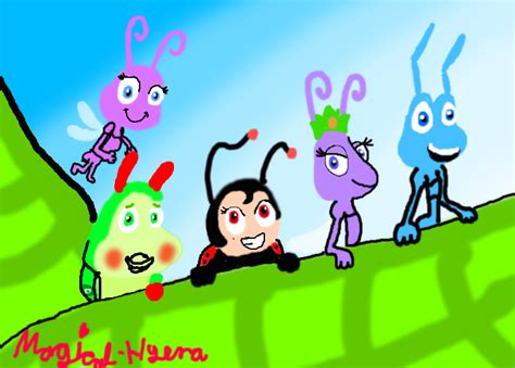 Flik, Atta, Dot, Francis and Heimlich by MagicalHyena-FanArt on DeviantArt