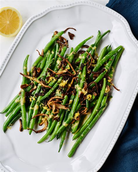 Green Beans With Crispy Shallots, Garlic & Lemon Dijon - Super Safeway