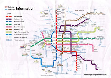 Subway Map Of Osaka - Zip Code Map