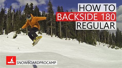 How to 180 Backside in the Park - Snowboarding Tricks Regular - YouTube