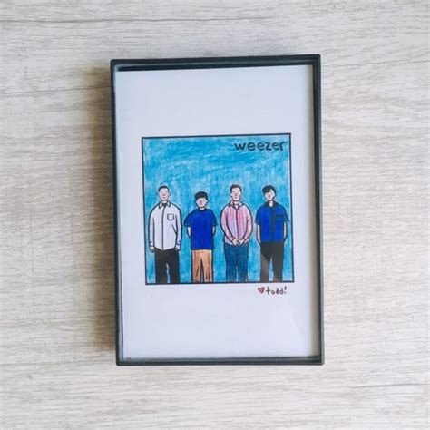 Weezer the Blue Album Art Print 4 X 6 Inches Music - Etsy