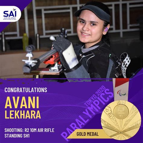 India’s Avani Lekhara becomes the first Indian woman in history to win a Paralympic Gold medal ...