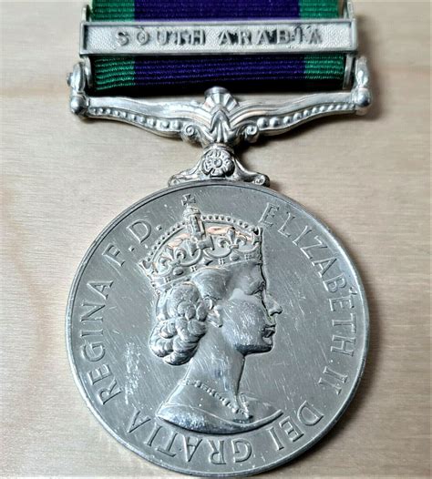 POST WW2 BRITISH ARMY GENERAL SERVICE MEDAL SOUTH ARABIA ROYAL ENGINEERS | JB Military Antiques