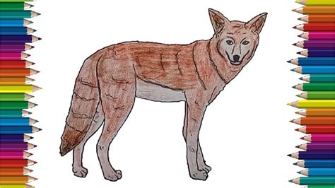 How To Draw A Dingo For Kids This art project how to draw a dinosaur with shapes is meant for ...