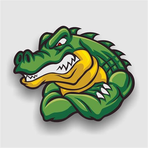 Premium Vector | Crocodile logo ilustration