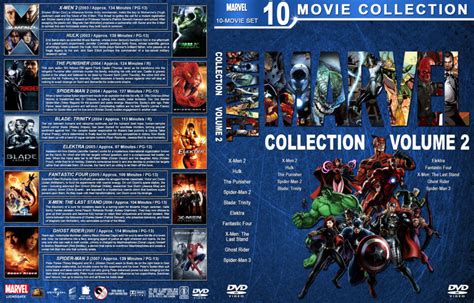 Marvel Collection - Volume 2 (2003-2007) R1 Custom DVD Cover - DVDcover.Com