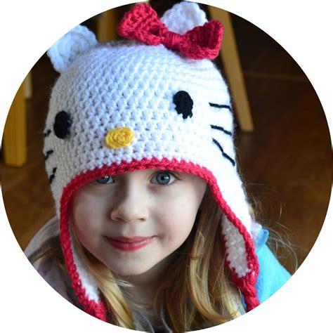 Crochet in Color: Hello Kitty Hat Pattern