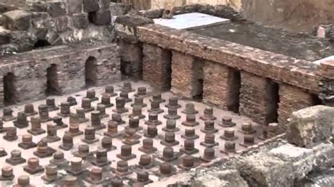 Roman bath and hypocaust, Beirut - YouTube