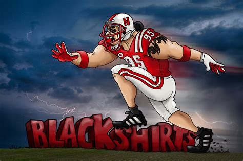 Tim Freeman Design & Illustration: Nebraska Blackshirts