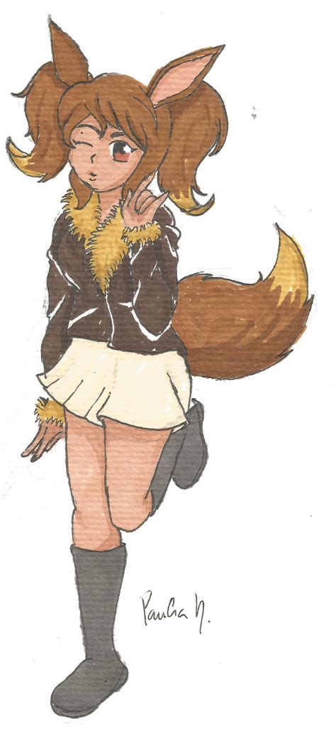 Human Eevee by Lola-Nightshade on DeviantArt