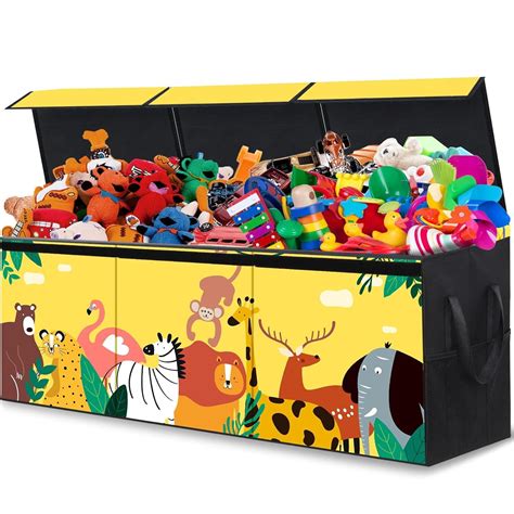 PAFOLO Extra Large Toy Storage Chest: Sturdy, Collapsible Organizer ...