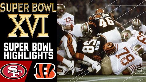 Super Bowl XVI: 49ers vs. Bengals | NFL - YouTube