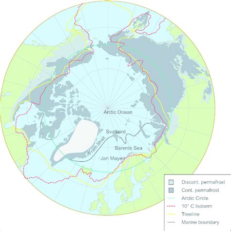 Summary of the different geographic limits for the Arctic commonly... | Download Scientific Diagram