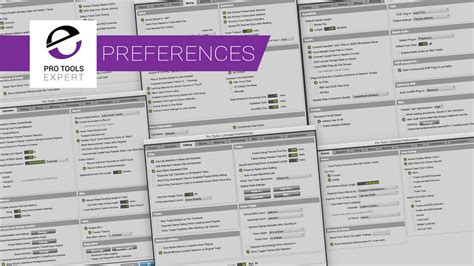 Pro Tools Preferences - Why So Many Choices? | Pro Tools - The leading ...