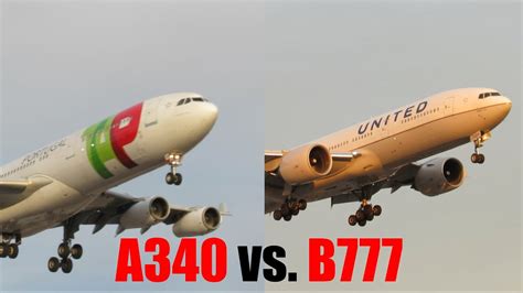 Boeing 777 vs. Airbus A340 -- Which one do you like better? - YouTube