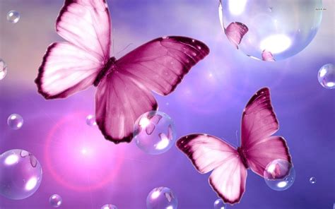 Pink Butterflies Wallpaper (69+ images)