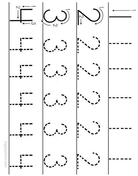 Free Printable Abc And 123 Tracing Worksheets