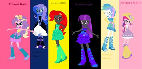 Mane Six Equestria Girls by Crystal23dragon on DeviantArt