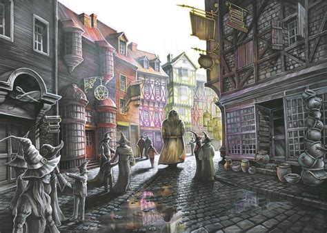 Diagon Alley by Katarzyna-Kmiecik on DeviantArt