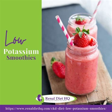 Low Potassium Smoothies - Renal Diet HQ