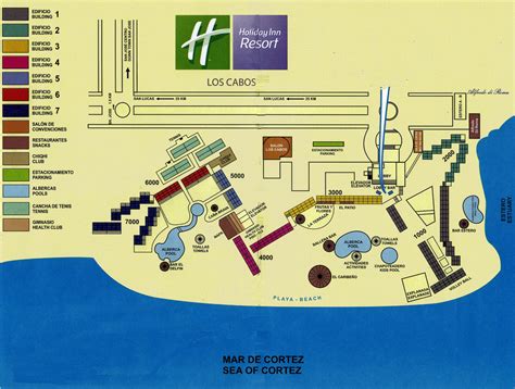 Resort Map | Holiday Inn Resort Los Cabos | Los Cabos, Mexico