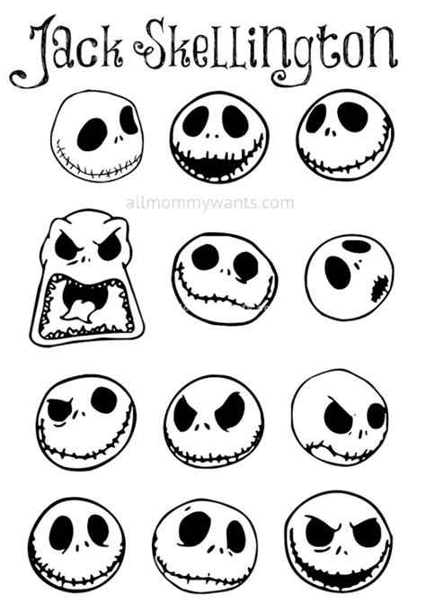 Jack Skellington Head Happy