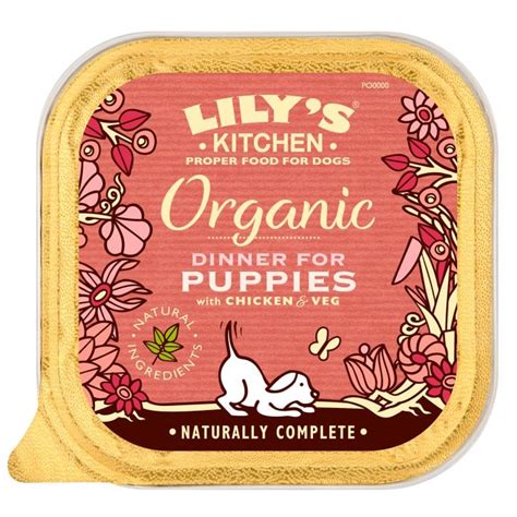 Lily's Kitchen Organic Dinner For Puppies Wet Dog Food 150g | Feedem