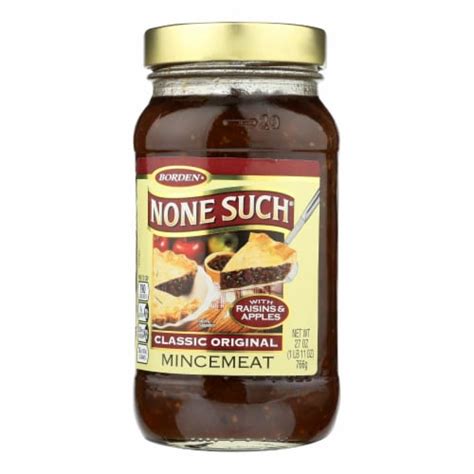 None Such - Mincemeat Classic Original - Case of 12 - 27 OZ, Case of 12 - 27 OZ each - Fred Meyer