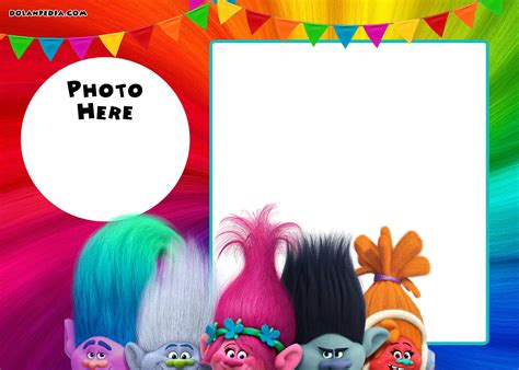 FREE Printable Trolls Invitation Template | Download Hundreds FREE PRINTABLE Birthday Invitation ...