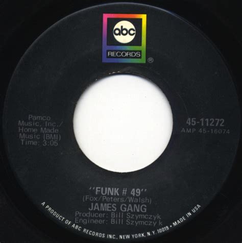 James Gang - Funk #49 / Thanks (1970, Vinyl) | Discogs