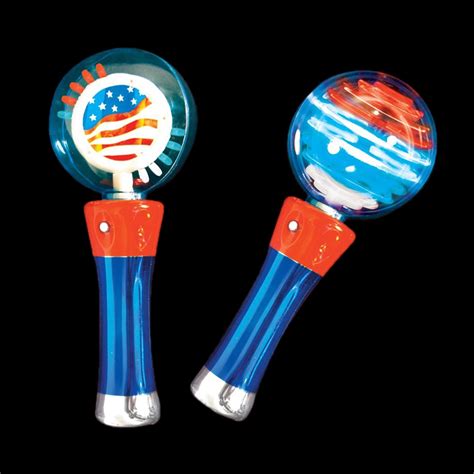 Light-Up Spinning Patriotic 4th of July LED Toy, Red White Blue - Walmart.com