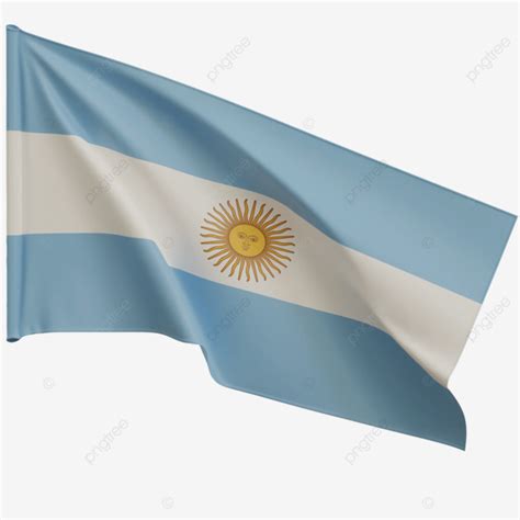 Argentina Flag Waving Transparent, Argentina Flag With Pole, Argentina Flag Waving, Argentina ...