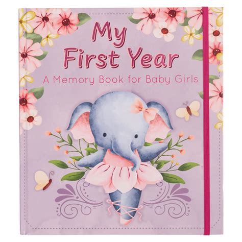 My First Year Hardcover Memory Book for Baby Girls